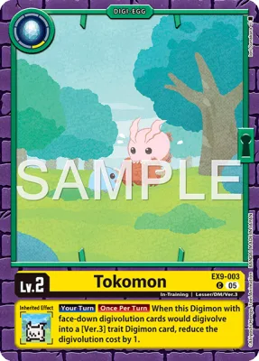 Tokomon, Digimon card EX9-003