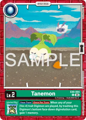 Tanemon, Digimon card EX9-004