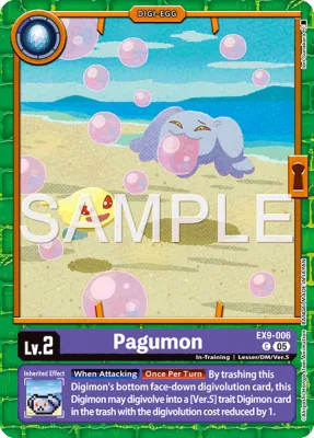 Pagumon, Digimon card EX9-006