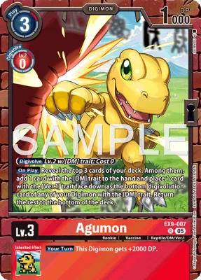 Agumon, Digimon card EX9-007