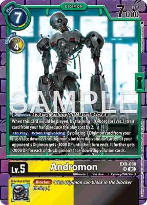 Andromon, Digimon card EX9-030