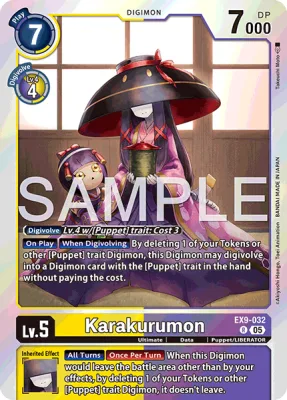 Karakurumon, Digimon card EX9-032