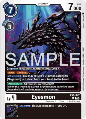 Eyesmon, Digimon card EX9-047