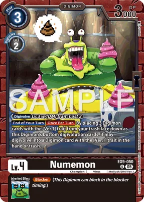 Numemon, Digimon card EX9-050