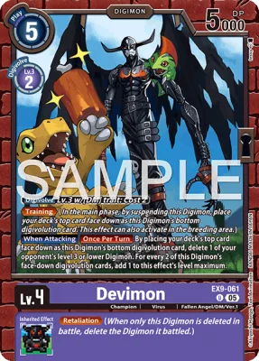 Devimon, Digimon card EX9-061