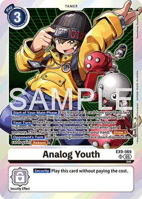 Analog Youth, Digimon card EX9-069