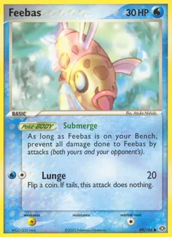 Feebas — Emerald #49, 2005. Illustrated by Atsuko Nishida.