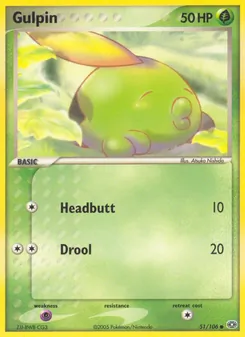 Gulpin — Emerald #51, 2005. Illustrated by Atsuko Nishida.
