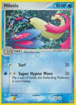 Milotic — Emerald #8, 2005. Illustrated by Kagemaru Himeno.