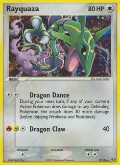Rayquaza — Emerald #9, 2005. Illustrated by Kouki Saitou.