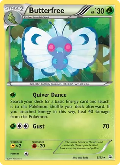 Butterfree — Generations #5, 2016. Illustrated by miki kudo.