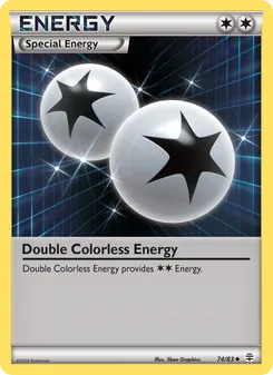 Double Colorless Energy — Generations #74, 2016. Illustrated by 5ban Graphics.