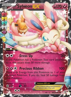 Sylveon EX — Generations #RC21, 2016. Illustrated by sui.