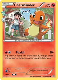 Charmander — Generations #RC3, 2016. Illustrated by Akira Komayama.