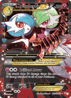 M Gardevoir EX — Generations #RC31, 2016. Illustrated by Megumi Mizutani.