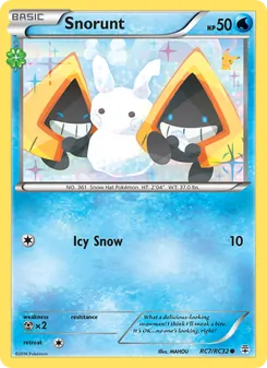 Snorunt — Generations #RC7, 2016. Illustrated by MAHOU.