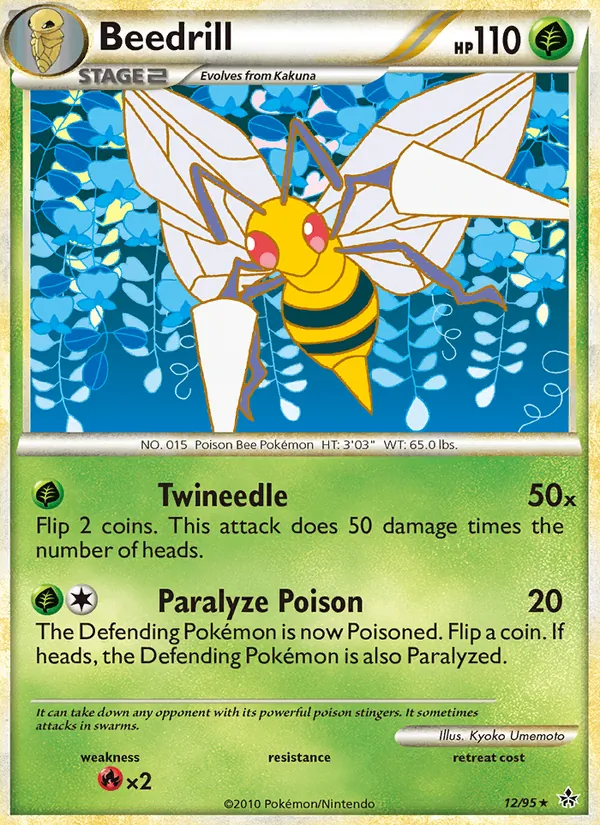 Beedrill — Unleashed #12, 2010. Illustrated by Kyoko Umemoto.