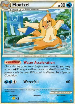 Floatzel — Unleashed #16, 2010. Illustrated by Masakazu Fukuda.