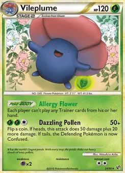 Vileplume — Undaunted #24, 2010. Illustrated by Mitsuhiro Arita.