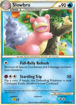 Slowbro — Undaunted #38, 2010. Illustrated by Kagemaru Himeno.