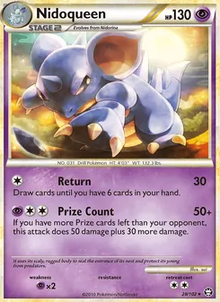 Nidoqueen — Triumphant #28, 2010. Illustrated by sui.