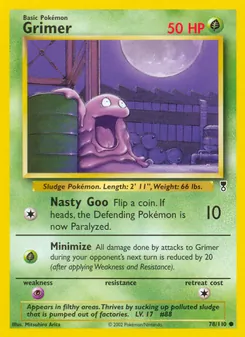 Grimer — Legendary Collection #78, 2002. Illustrated by Mitsuhiro Arita.