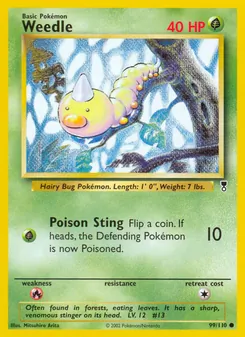 Weedle — Legendary Collection #99, 2002. Illustrated by Mitsuhiro Arita.