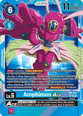 Amphimon ACE, Digimon card LM-005