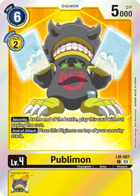 Publimon, Digimon card LM-007