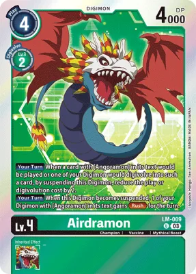Airdramon, Digimon card LM-009
