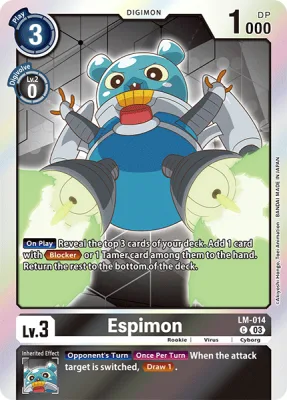 Espimon, Digimon card LM-014