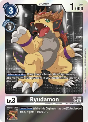 Ryudamon, Digimon card LM-015