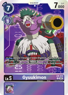 Gyuukimon, Digimon card LM-018