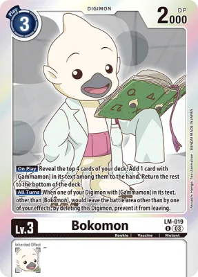 Bokomon, Digimon card LM-019