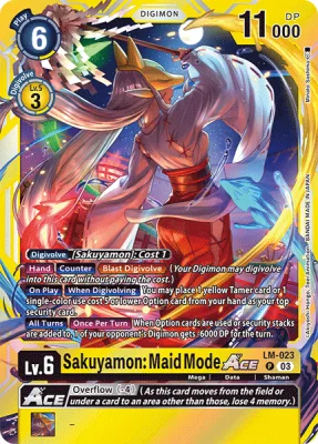 Sakuyamon: Maid Mode ACE, Digimon card LM-023