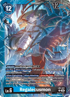 Regalecusmon, Digimon card LM-041