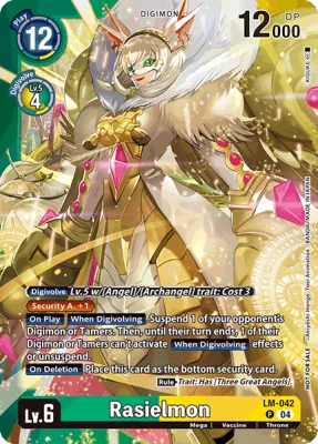 Rasielmon, Digimon card LM-042