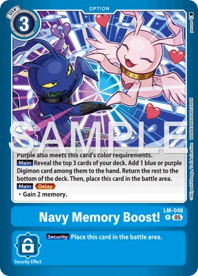 Navy Memory Boost!, Digimon card LM-046