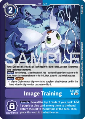 Image Training, Digimon card LM-056