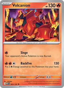 Volcanion — Mega Evolution #025, 2025. Illustrated by GIDORA.