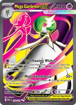 Mega Gardevoir ex — Mega Evolution #159, 2025. Illustrated by takuyoa.