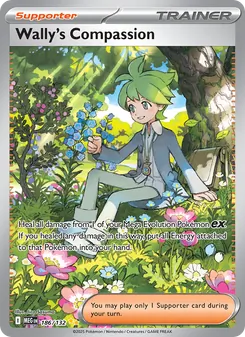 Wally's Compassion — Mega Evolution #186, 2025. Illustrated by Jiro Sasumo.