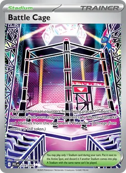 Battle Cage — Phantasmal Flames #116, 2025. Illustrated by MARINA Chikazawa.