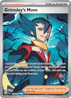 Grimsley's Move — Phantasmal Flames #120, 2025. Illustrated by GIDORA.