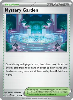 Mystery Garden — Ascended Heroes #194, 2026. Illustrated by AYUMI ODASHIMA.