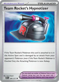 Team Rocket's Hypnotizer — Ascended Heroes #206, 2026. Illustrated by Toyste Beach.