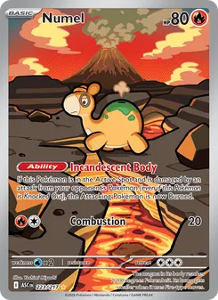 Numel — Ascended Heroes #223, 2026. Illustrated by Yoshimi Miyoshi.