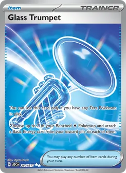 Glass Trumpet — Ascended Heroes #260, 2026. Illustrated by Toyste Beach.