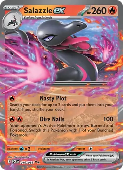 Salazzle ex — Perfect Order #016, 2026. Illustrated by 5ban Graphics.
