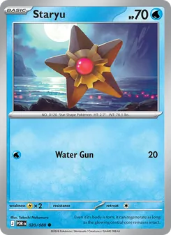 Staryu — Perfect Order #020, 2026. Illustrated by Takeshi Nakamura.